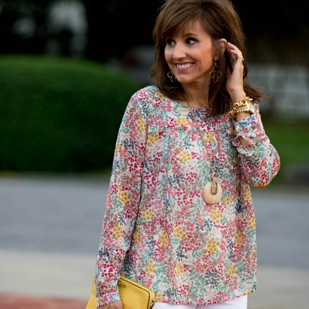 Loft Floral Top